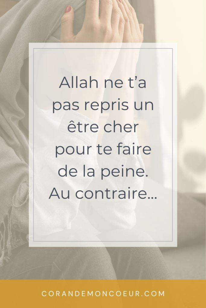 visuel pour une épingle Pinterest sur le deuil d'un enfant